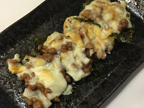 納豆チーズのり